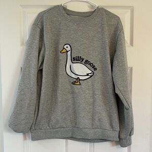 Gray Silly Goose Sweatshirt